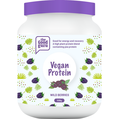 The Good Guru Vegan Protein Wild Berries - 500g