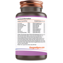 Load image into Gallery viewer, The Good Guru Organic MultiVitamin For Women - 90 Vegan Capsules