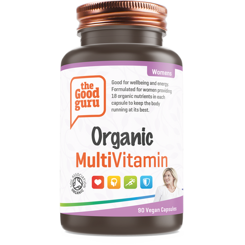 The Good Guru Organic MultiVitamin For Women - 90 Vegan Capsules