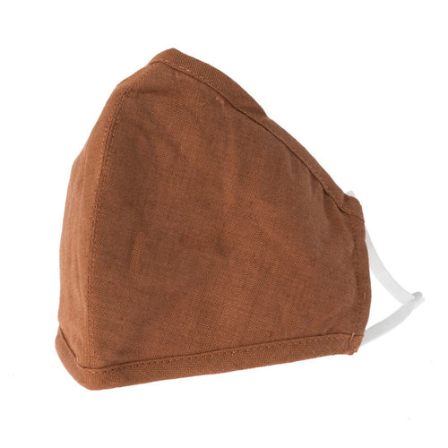 Washable Light Brown Face Covering