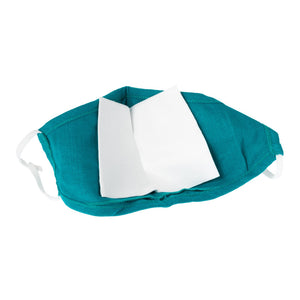 Washable Teal Face Covering