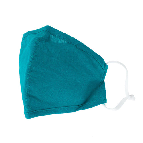 Washable Teal Face Covering
