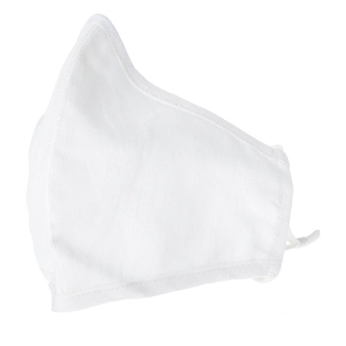 Washable White Face Covering