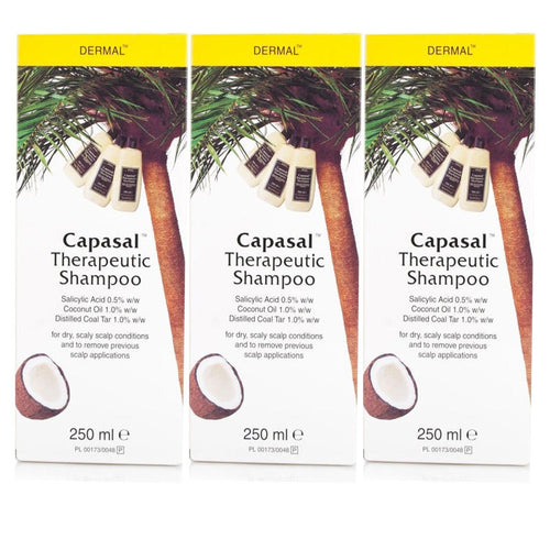 Capasal Therapeutic Shampoo 250ml - Triple Pack