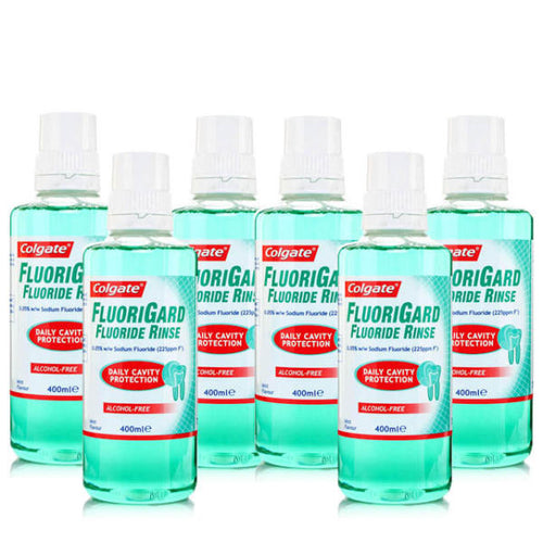 Colgate FluoriGard Alcohol Free Mouth Rinse Six Pack - 400ml