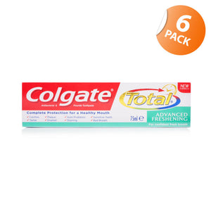 Colgate Total Advanced Freshening Toothpaste - 6 Pack