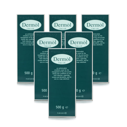 Dermol Cream 500g - 6 Pack