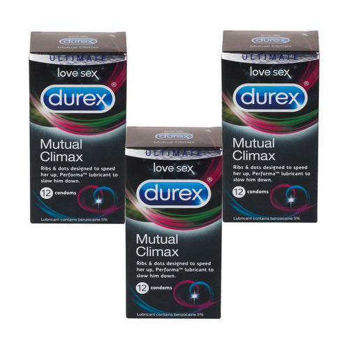 Durex Mutual Climax Condoms Triple Pack