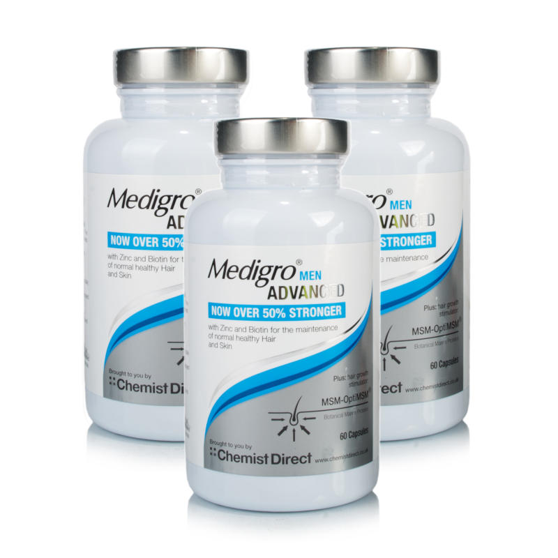Medigro Men Adv Hair Supplement - 180 Capsules