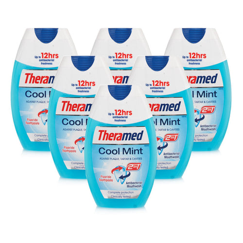 Theramed 2 In 1 Cool Mint - 6 Pack