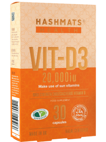 Hashmats Health Vit-D3 20000iu - 30 Capsules
